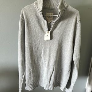 NWT- Hope & Henry quarter zip sweater